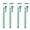 Green, variant on Desk Legs Adjustable Table Clamp Legs for DIY Furniture F Shape Dining Desk Legs with Telescopic Bar Design No Required Set of 4 with Floor Protectors, 40cm