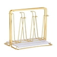 thumbnail image 1 of Abbracc Stylish Mug Drying Rack Stand Metal 6 Cup Hooks Drainer Holder Tree Mugs Glasses, 1 of 8