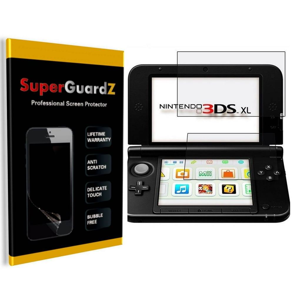[4Pack] Nintendo New 3DS XL (Super NES Edition) SuperGuardZ Screen Protector, Ultra Clear, Anti