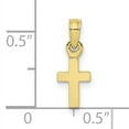 thumbnail image 3 of 10K Polished Mini Cross Charm, 3 of 5