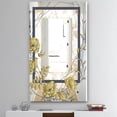 thumbnail image 4 of DESIGN ART Designart 'Gold Botanical Blooming 3' Traditional Mirror - Vanity Printed Mirror 23.7in.x31.5in., 4 of 5