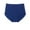 Blue, variant on Karight Seamless High Waisted Underwear for Women Cheeky Underwear Wave Edge No Show Bikini Panties Ribbed Panties