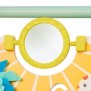 Battat Farm Footsteps Wooden Activity Walker 19.61 in with 3 Shapes, Baby and Toddler Toys