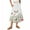 Beige, variant on WTOBBY Women's Floral Print Flowy Flared Skirt with Ruffle Hem, A-Line Elastic Waist Elegant Tiered Layered Bohemian Long Skirt for Casual Summer and Beach Events,Beige L