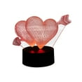thumbnail image 2 of Iumwxz Valentine'S Day Trending On Social Love Love Heart Series Night Light Gifts Acrylic Led Vision Table Lamps Online Shopping, 2 of 3