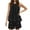 Black, variant on XINC Nightgowns for Women Women's Shorts Short Sleeves Casual Two Piece Casual Suit Sleepwear
