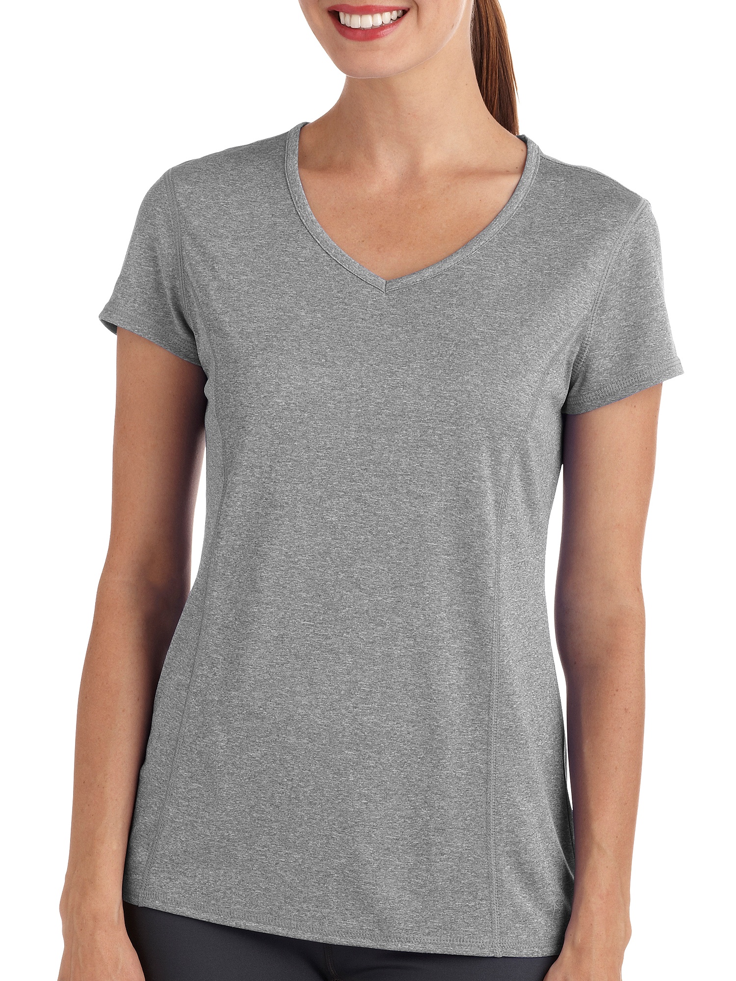 Danskin Now Women's Performance Tee With Flattering Seaming and Wicking 2-Pack - image 3 of 4