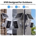 thumbnail image 6 of WANSVIEW 2K Outdoor Security Camera, IP65 Solar Camera Security Outside, Wireless Security Cameras WiFi Outdoor with AI Human Detection, Color Night Vision, 6 of 10