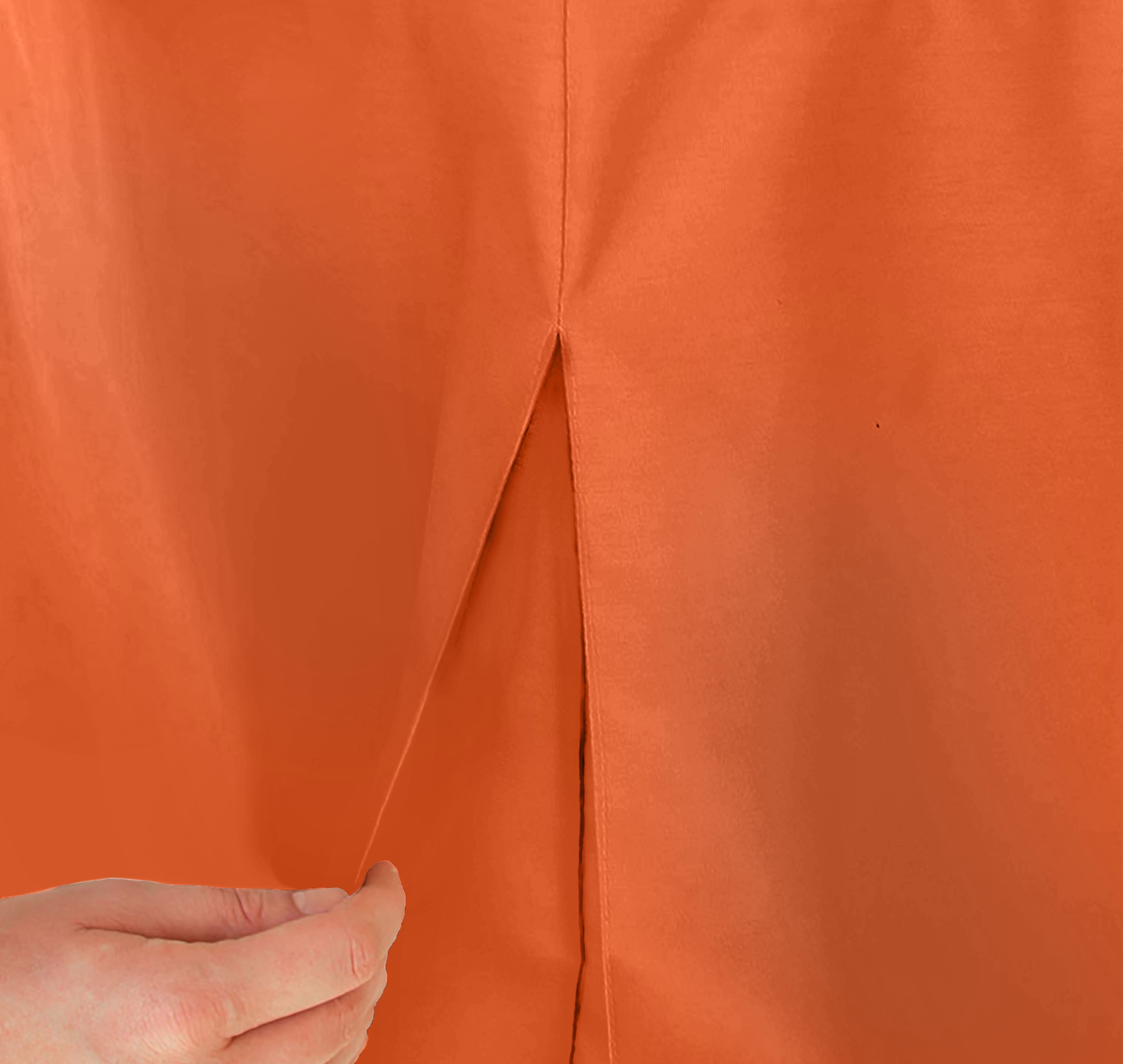 Tablevogue 34-Inch Square Ooh-Orange Table Cover