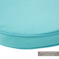 thumbnail image 5 of Greendale Home Fashions Outdoor 18'' x 18'' Round Seat Pad, Set of 2, Teal, 5 of 7