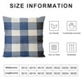 thumbnail image 5 of ONETECH Outdoor Navy Blue and White Buffalo Plaid Throw Pillow Covers Royal Blue Decorative Farmhouse Throw Pillows for Bed Room and Couch, 5 of 5