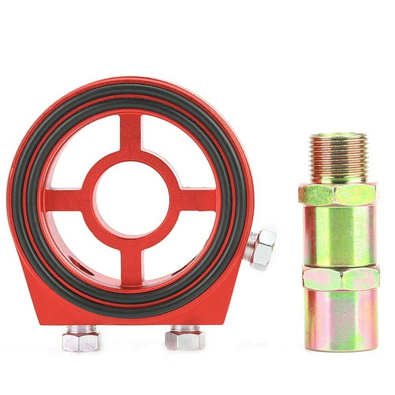 Oil Filter Adapter, Oil Filter Sandwich Plate, Improve Heat Dissipation Hard Anodized Finish For Engine Oil