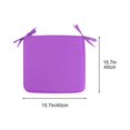 thumbnail image 4 of AuroraX Thick Chair Cushions for Dining Chairs Soft Purple Solid Color Office Chair Cushion Stain-Resistant 15"x15", 4 of 5