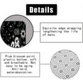thumbnail image 6 of 4PCS Celestial Shower Curtain Sets with Rugs, Waterproof Fabric Black Shower Curtain, Sun and Moon Witch Hand Astrology Mandala Gothic Witchy Zodiac Mystic Boho Constellation Bathroom Decor, 6 of 7