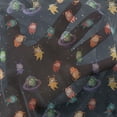 thumbnail image 3 of Space Tulle Curtains with Rod Pocket, Aliens with Various Expressions Happy Sad in Love in Spacecraft Dotted Background, Sheer Drape for Wedding Party 2 Panels, 7 Sizes, Multicolor, by Ambesonne, 3 of 3