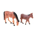 thumbnail image 6 of JWQFBC 1/87 Scale Animal Figures Horse Figurines HO Diorama Miniature Supplies, Pack of, 6 of 9