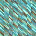 thumbnail image 1 of Ahgly Company Indoor Square Southwestern Light Blue Country Area Rugs, 3' Square, 1 of 4