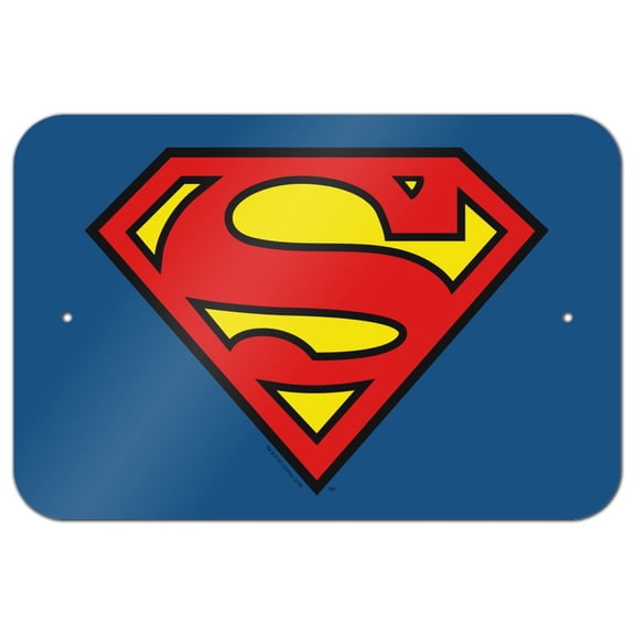 Superman Classic S Shield Logo Home Business Office Sign