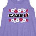 thumbnail image 2 of Case IH Floral Logo - Youth Girls A-line Dress, 2 of 5