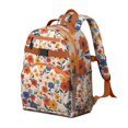 thumbnail image 2 of Floral Student Travel Backpack, Waterproof, Multi-Layer Storage, Lightweight, Buckle Fastening, Ideal Birthday or School Gift, 2 of 6