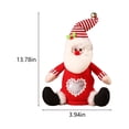 thumbnail image 3 of Christmas Apples Bag,Santa Claus Shaped Apples Candy Storage Bags,Reusable Christmas Dolls Eve Gift Bags With Transparent Window, for to Store Chocolate Apples Candy Christmas Gift ,3.94x13.78in, 3 of 6
