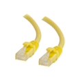 thumbnail image 2 of C2G 25ft Cat6a Snagless Unshielded UTP Network Patch Ethernet Cable-Yellow - Patch cable - RJ-45 (M) to RJ-45 (M) - 25 ft - UTP - CAT 6a - molded, snagless, stranded - yellow, 2 of 5