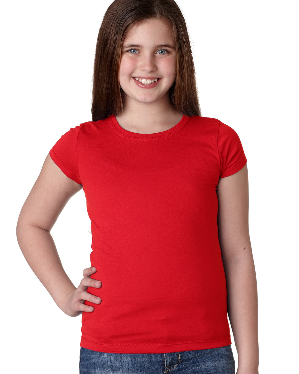 girls red tshirt