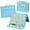 Aqua, variant on Godery Visual Communication Book, Nonverbal Communication Board, Autism Language Vocabulary Learning Materials, Speech Articulation Therapy Cue Cards for Kids, Toddler Behavior Book for Home School