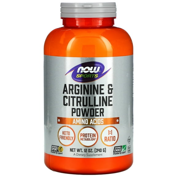 Now Foods, Arginine & Citrulline Powder, 12 oz