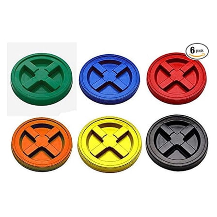 Multiple Colored Gamma Seal Lids Case of 6
