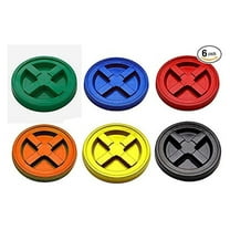 Multiple Colored Gamma Seal Lids Case of 6