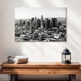 thumbnail image 2 of Elephant Stock Black California La Downtown Wall Art - Horizontal Canvas Wall Art - Home Office Wall Decor - City Canvas - Black And Gray Decor By Philippe Hugonnard - 24" x 16", 2 of 8
