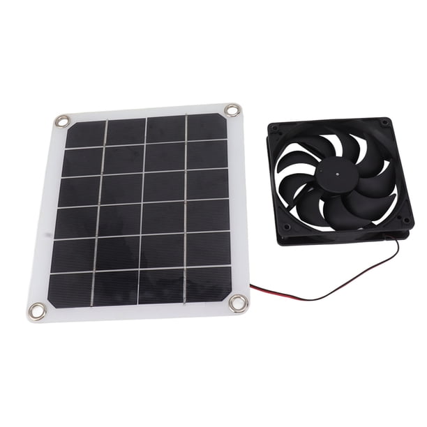 Ventilador de panel solar, extractor de panel solar de 10 W, ventilador de ático con energía solar, ventilador de escape de panel solar, experiencia incomparable