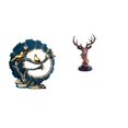 thumbnail image 1 of figurita de chuchería,Adorno,figura,artesanía,escultura,estatua de amor,Figura de cabeza de ciervo,Adorno de cabeza de ciervo,estatua de animal decorativa,Figura de cabeza de ciervo para, 1 of 8
