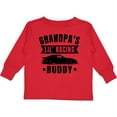 thumbnail image 3 of Inktastic Grandpas Lil Racing Buddy Boys or Girls Long Sleeve Toddler T-Shirt, 3 of 5
