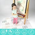 thumbnail image 5 of JumpOff Jo - Large Splat Mat, Waterproof and Washable, for Under Highchair, Protects from Spills, - 51 x 51 inches - Dashes, 5 of 9