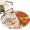 Terracotta, Harvest Gold, Warm Cream, Rust, variant on Small Round Rug 3Ft, Happy Thanksgiving Non-Slip Washable Circle Rugs Carpet, Fall Harvest Pumpkin Maple Vintage Indoor Outdoor Rug Floor Mats Throw Runner for Bedroom Living Room Bathroom