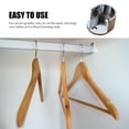 thumbnail image 3 of WRISTBIQUE Closet Rod Bracket Closet Pole Socket Zinc Alloy 1 Pair 1.5x1.3x0.8in, 3 of 10