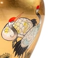 thumbnail image 5 of Oriental Furniture 12" Gold Lacquer Fishbowl - Cranes, 5 of 6