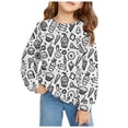 thumbnail image 3 of Hauaitttt Kids Girls FunDIY Doodle Long Sleeve Sweatshirt Camp Hoodies for Teen Girls 2t Boys Sweater Girls Bear Sweater Large Kids Hoodie Baby Boy Sweat Jacket 4t Hoodies Boys Zip up Toddler Suit, 3 of 3