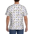 thumbnail image 3 of Bixox Men's Monkey Submarine Captain Printed Short Sleeve Skinny Athletic T-Shirt, 3 of 6