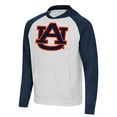 thumbnail image 2 of Men's Antigua Heather Navy/Gray Auburn Tigers Urgent Pullover Hoodie, 2 of 3