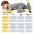 thumbnail image 5 of Balabala Boys Lightweight Crew Socks, Breathable Cotton Blend, Soft Striped Casual School Socks, 5-Pack, 5 of 6