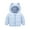 Sky Blue, variant on Baby Boys Girls Winter Coat Baby Girls Puffer Coat Cute Bear Ears with Hoods Zipper Up Down Coats for Kids Baby Girls Toddler Girls Fall Jacket Baby Clothes 3-6 Months