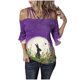 thumbnail image 1 of Mujeres sueltas casual 3/4 manga sin tirantes estampado blusa casual camiseta túnica tops Fridja czfsfas1655, 1 of 7