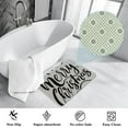 thumbnail image 3 of Christmas Polyester Non-Slip Machine Washable Bath Rug Door Carpet Chair Rug, 3 of 6