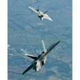 thumbnail image 2 of Two F/A-22 Raptor aircraft prepare for refueling Poster Print by Stocktrek Images, 2 of 2