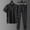 Black, variant on Men's Suits - Product Category Men's Suits Elegant Ice Silk Casual Sports Two-Piece Set for Comfortable Daily Wear and Smart Modern Style