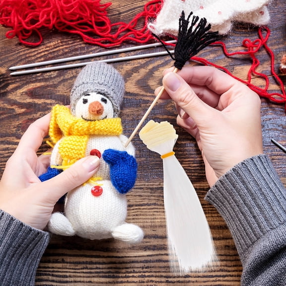 IBASETOY 5 Pcs Hair For Doll Wig Assorted Color Plastic Ideal For Beginners