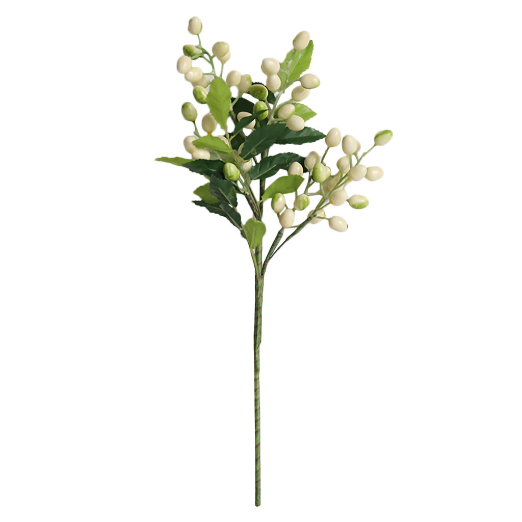 SuChun 1PC Realistic Fake Flowers Single Bean Simulation Artificial ...